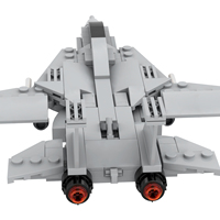 Kit de construction de briques MOC Scène Militaire Avion de Chasse F-14 Tomcat Modèle DIY Jouets Éducatifs Créatifs pour Enfants MOC5110