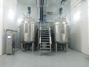 Industrieller Bakterieller Bioreaktor mit Mechanischer Rührung 200L-200L Edelstahl Mikroalgen Gewebekultur Druckbehälter Motor - Product Image 4