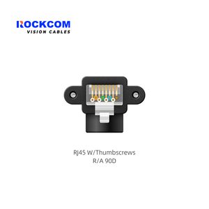 Câble <span class=keywords><strong>Ethernet</strong></span> <span class=keywords><strong>10</strong></span> GigE RJ45 vers RJ45 avec vis à angle droit 90D High Flex en option <span class=keywords><strong>10</strong></span> Gigabit pour caméra industrielle Cat.6A - Product Image 4