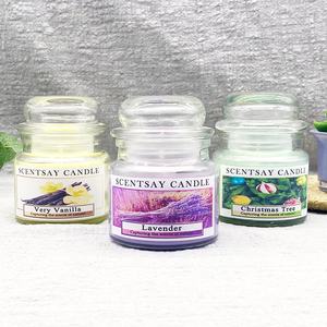 LD08T Parfum à la cire de soja Etiquettes personnalisées <span class=keywords><strong>Bougie</strong></span> parfumée style <span class=keywords><strong>Yankee</strong></span> D14T D16T Décoration intérieure Logo personnalisé Noël - Product Image 2