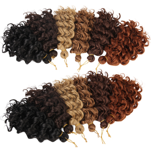 Nuove Trecce Corte da 12 Pollici con Ricci Italiani, Onde Oceaniche, Ricci Francesi, Trecce all'Uncinetto, Ricci Italiani Sciolti in Bulk per Donne - Product Image 3