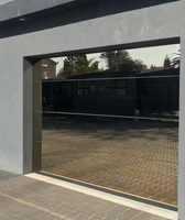 Porte de garage Prima 16x7 avec fenêtres, panneau isolé en acier pour maison, villa, garage commercial