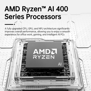 มินิพีซี AI รุ่นใหม่ล่าสุด 9 HX470 50 TOPS 32GB DDR5 1TB NVMe SSD USB4 WiFi 6E OCuLink 8K Ryzen AI 9 HX470 Ryzen AI 9 HX470 - Product Image 2