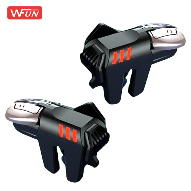 New Mobile Game Controller Trigger Mobile Game Accessories 6 Finger Trigger Target Buttons for PUBG/Survival Rules/Delta