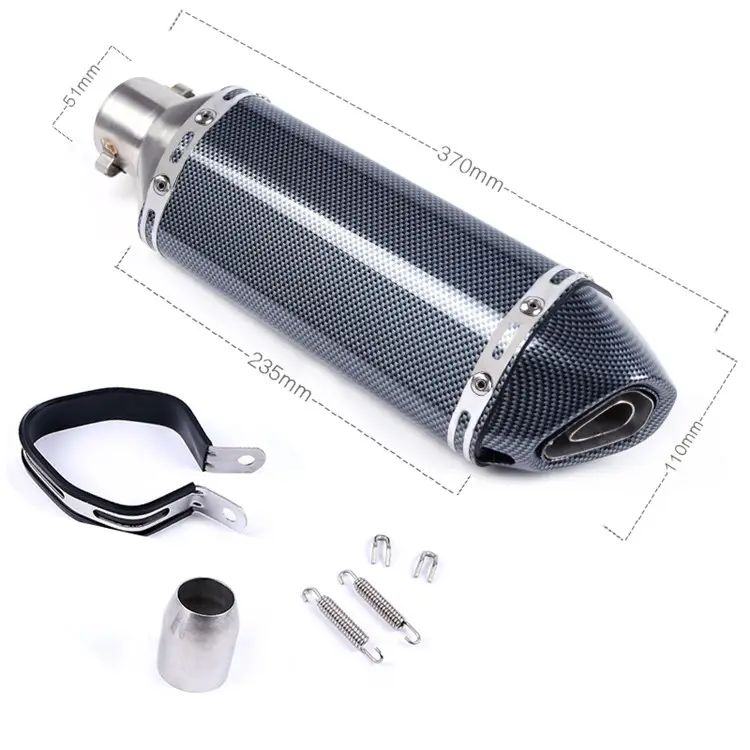 38-51 Mét Phổ Xe Máy Xả Sửa Đổi Motocross Xả Muffler