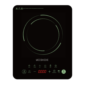 Cocina de inducción multifunción 1200W-1800W Cocina eléctrica portátil Temperatura preestablecida Temporizador para saltear Bloqueo preestablecido para niños - Product Image 1