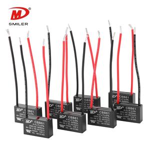 Condensateur de démarrage <span class=keywords><strong>CBB61</strong></span> en gros 3.5uf 450V condensateur de ventilateur est pour ventilateur - Product Image 1