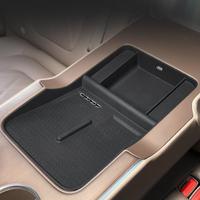 Coussins de chargeur de console centrale dans la voiture universels pour AITO M9 siège arrière téléphone portable charge sécurité sans fil silicone couverture WEN JIE M9