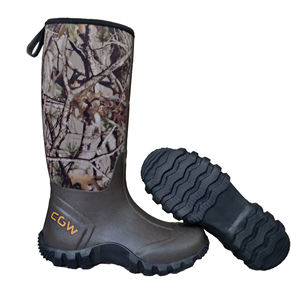 Chaussures de neige de CAMOUFLAGE imperméables pour hommes, bottes de chasse en caoutchouc néoprène de haute qualité, chaussures de randonnée en plein air - Product Image 2