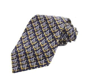 Usine en gros 100% soie maçonnique Regalia cravates pour hommes Design classique personnalisé - Product Image 4