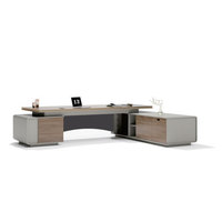 Bureau de direction moderne et luxueux extensible Liyu - Mobilier de bureau