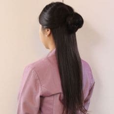 Accessoire de coiffure de tête de boulettes de tresse de basse de touffe surélevée - Product Image 1