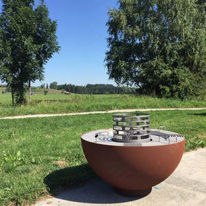 Barbecue multi-combustibles haut de gamme pour intérieur et extérieur, idéal pour le jardin, fonctionne au charbon, au gaz et à l'électricité, foyer durable en acier et métal, haute qualité Corten - Product Image 5
