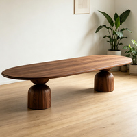 Ensemble de table et chaises de salle à manger en bois, design nordique moderne, simple, de luxe léger, rétro, personnalisé, rond et créatif