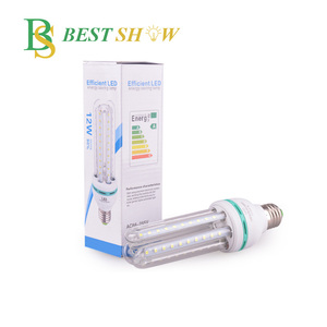 Quảng Châu Led Lotus Tiết Kiệm Năng Lượng U Shape Led Bulb Huỳnh Quang Ngô Ánh Sáng E27 E40 B22 2U 3U 4U Led Xoắn Ốc Đèn - Product Image 6