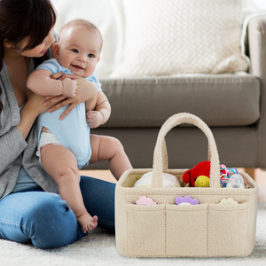 Organizador <span class=keywords><strong>de</strong></span> Pañales para Bebé Teddy, Bolsa <span class=keywords><strong>de</strong></span> Gran Capacidad para Guardería, Auto y Viajes, con Divisores - Product Image 3