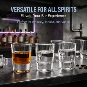 Bicchierini da Shot Senza Piombo 30ml 45ml 50ml, Design Personalizzato, Riutilizzabili per Tequila e Whiskey, Set Regalo per Distilleria - Product Image 4