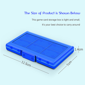<b>Switch</b> 12 In 1 Game Card <b>Case</b> Storage Box For Nintendo <b>Switch</b> Oled Compact Plastic Holder With Dividers 11.5x7.5x1.6cm - Product Image 3