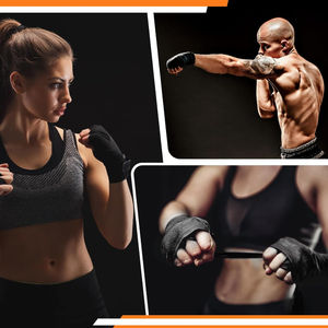 <span class=keywords><strong>Bandage</strong></span> de <span class=keywords><strong>boxe</strong></span> professionnel personnalisé de 3m/5m pour Kickboxing Muay Thai MMA bandages de mains pour le karaté - Product Image 6