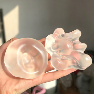 YIWUPOWER 6cm Translucent Coconut Oil <span class=keywords><strong>Vaseline</strong></span> Handmade Squishy Ball White Moon Moldable Slow Rising Stress Relief Fidget Toy - Product Image 6