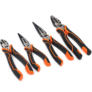 Pince coupante multifonction personnalisée de 6 pouces, à bec effilé, diagonale, à mâchoires dentelées, pour électricien domestique, ensemble d'outils - Product Image 1