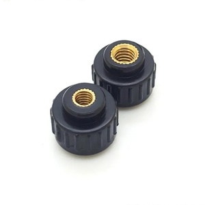 Customized Brass Insert Nut Bakelite Plastic Furniture <strong>Door</strong> <strong>Knob</strong> Handles Round Head - Product Image 2