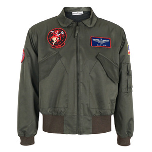 Veste d'aviateur pour homme Ecowalson, costume d'<span class=keywords><strong>Halloween</strong></span> pour adulte, veste en polyester épaisse pour jeu de rôle, costume <span class=keywords><strong>Top</strong></span> <span class=keywords><strong>Gun</strong></span> pour homme - Product Image 1