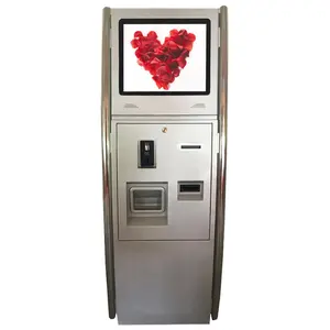 on Sale Single Screen ATM Payment Kiosk with QR Code Reader Efficient Payment Processing Kiosk