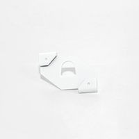 Système de gestion de câbles en acier blanc réglable en gros avec crochets de fixation pour plafond et clips de fixation de câbles sur rail
