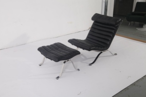 Silla de salón Ari de estilo moderno de mediados de siglo de diseño ARNE NORELL y réplica otomana a la <span class=keywords><strong>venta</strong></span> - Product Image 3