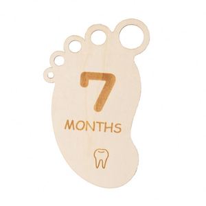 Cartes de jalons de développement pour bébé gravées au laser par le fournisseur, marqueurs mensuels uniques en bois, ensemble cadeau esthétique pour nouveau-nés - Product Image 4