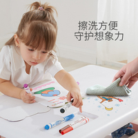 Vente en gros, Table de dessin d'apprentissage détachable, Table et chaise de dîner pour enfants pliables, ensemble de Table et de chaise pour enfants