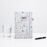 2027 Penjualan Terlaris Sampul Premium A5 Planner Produsen Percetakan Planner Kustom untuk Perjanjian Kerja dan Perencanaan Harian
