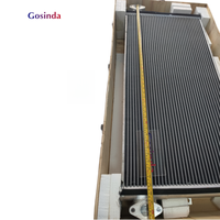 Radiator Pendingin Oli Hidrolik Aluminium 2080376110 untuk Excavator PC400-8 Peralatan Berat Penukar Panas Suku Cadang Pendingin