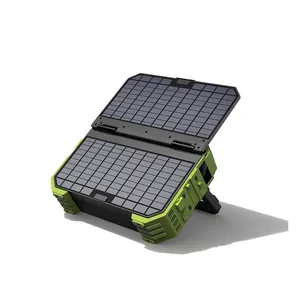 Station d'alimentation portable UPS Alimentation 614,4 Wh Batterie avec prises CA 1000W Batterie solaire Station d'alimentation Charge à l'extérieur