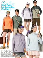 Veste à col boutonné pour femme, résistante aux UV, en polyester/rayonne, motif 3D, UPF 50+, protection solaire, capuche légère, haut d'été
