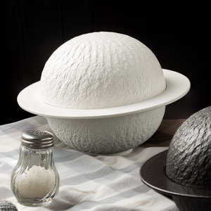 Vaisselle haut de gamme en céramique écologique blanche et noire, motif roche, en forme de bol, pour fêtes, maisons et restaurants - Product Image 1