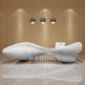 Store Model showcase Cashier Reception showcase Cashier Information Desk Desk <strong>an</strong> Off the Stand Wooden Slip Desk OEM - Product Image 6