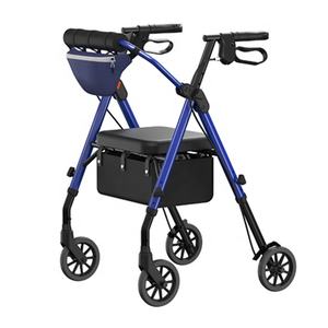 Senioren boodschappenkar met zitje, opvouwbaar, lichtgewicht, mobiliteitshulpmiddel, handkar, OEM groothandel Mateside - Product Image 6