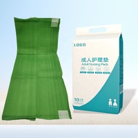 Protège-matelas jetable pour adulte en tissu non tissé de pâte de bambou, super absorbant, sans noyau, 5 plis, pour l'incontinence et les soins infirmiers