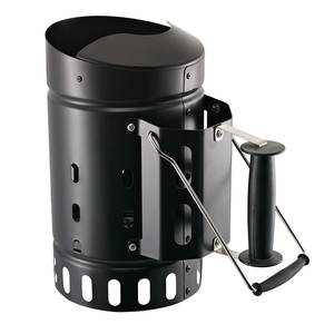 Accenditore per Barbecue a Carbone Moderno in Ferro Verniciato a Polvere per Cucina da Esterno/Giardino con Manico - Product Image 2