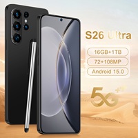 Teléfono Inteligente S26 Ultra Desbloqueado 5G, Deca Core, Pantalla de 108MP, Versión Global, Android 15