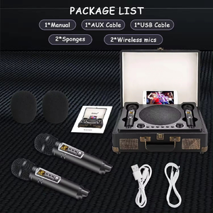 Không dây cho <span class=keywords><strong>Bluetooth</strong></span> Karaoke Microphone loa cho rạp hát tại nhà bên tweeter loại pin máy tính tương thích cho màu xanh - Product Image 5