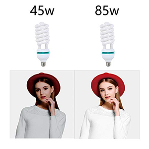 Ampoule fluorescente spirale en gros 135W 5500K Lumière du jour CRI90 Culot E27 Économie d'énergie pour l'éclairage vidéo et photographique en studio - Product Image 4