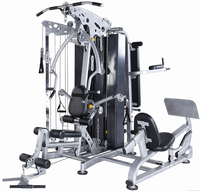 Équipement de musculation, machines à sélection de poids par broche, entraîneur multifonctionnel à 5 stations, machine commerciale