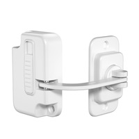 Verrou de sécurité pour armoire enfant, loquet adhésif ABS pour réfrigérateur et fenêtre, protection bébé
