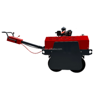 Compacteur vibrant à double tambour autopropulsé 330KG 550KG, prix usine, pour la construction routière