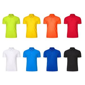 Nouveaux polos de travail à manches courtes pour hommes et femmes pour l'été, vêtements de bureau pour entreprises - Product Image 3