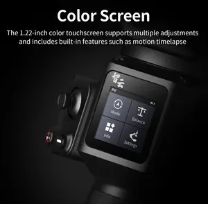 Estabilizador de cámara cardán de mano de 3 ejes ZHIYUN oficial <span class=keywords><strong>Crane</strong></span> 4 pantalla táctil disparo de retrato para cámara Sony Nikon Canon DSLR - Product Image 5