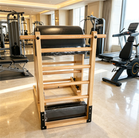 Baril d'escalade Pilates en bois de caoutchouc de haute qualité Eco-Tech, multifonctionnel et portable, pour exercices de renforcement musculaire, idéal pour la salle de sport, le studio et la maison